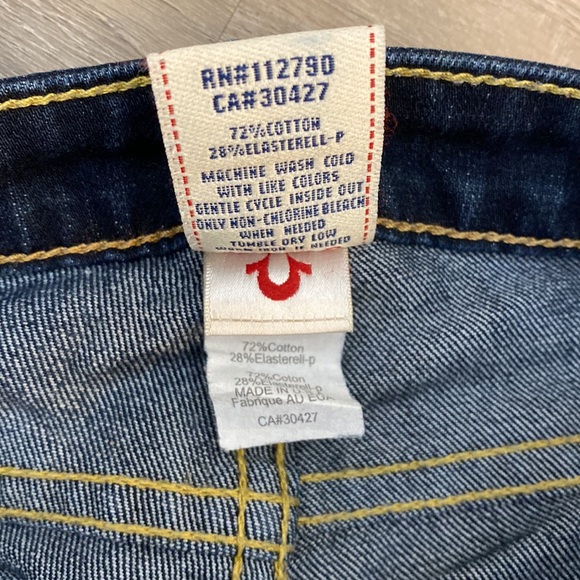 True Religion dark wash denim size 25 - Picture 5 of 7